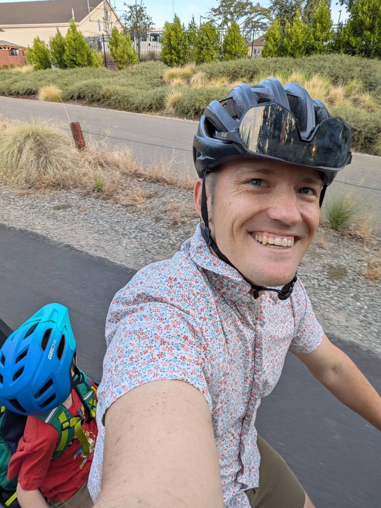 Derek Pell on Bike